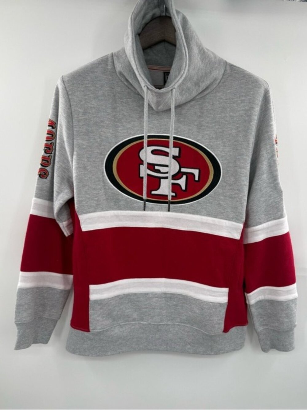 San Francisco 49ers Womens Medium Embroidered Sweatshirt NFL Team Apparel
